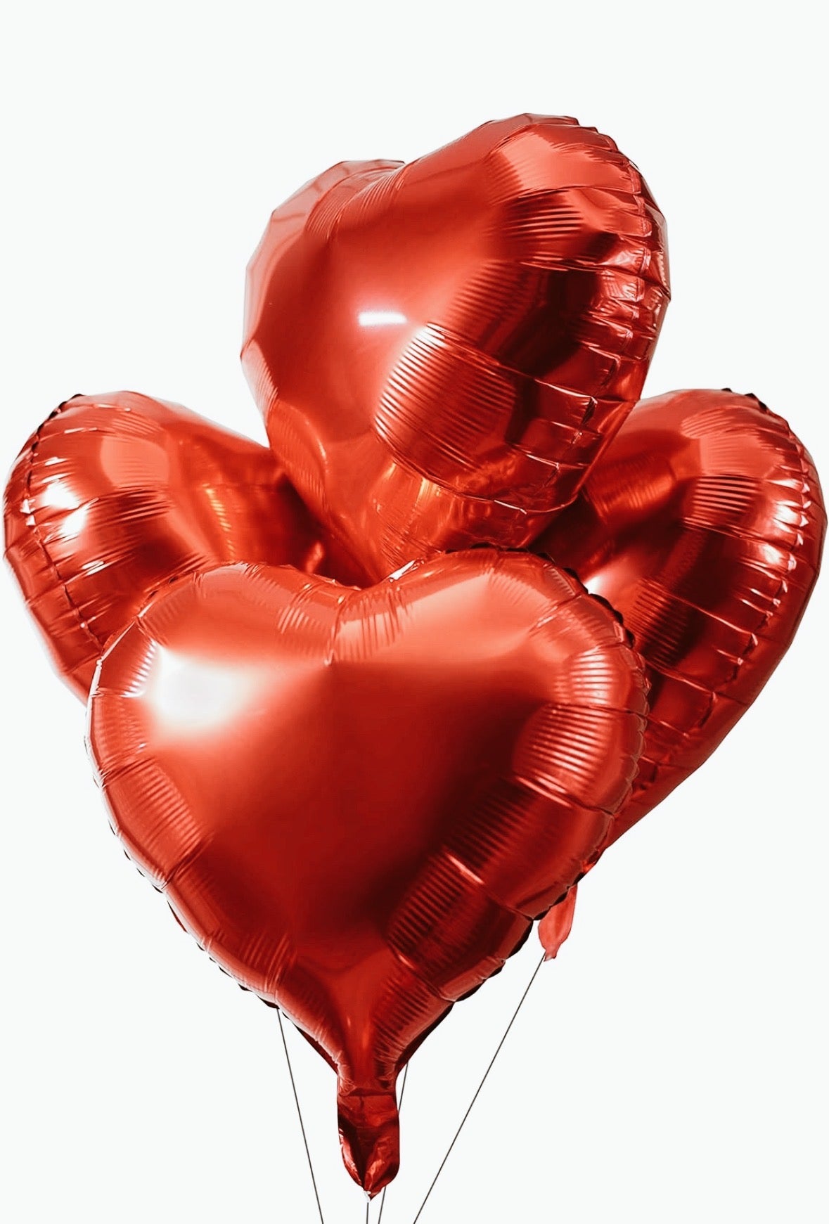 Heart Shaped 18 inch Balloon (Bundle of 4)