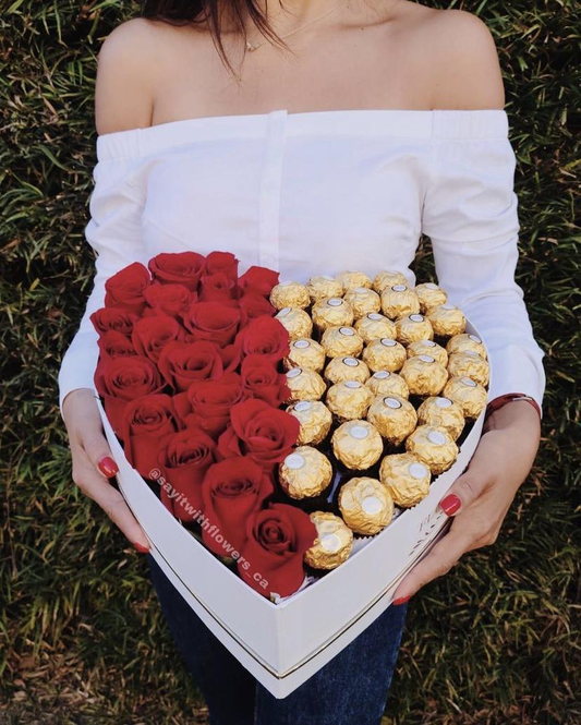 Sweet Heart Flower Box